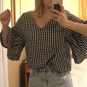 Gingham Blouse